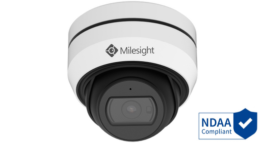 Milesight MS-C8175-FPD (NDAA) 8MP,4K, Super WDR, IR50, Minidome, AI, IP Camera, 2.7 - 13.5mm