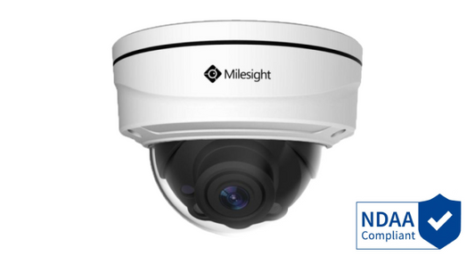 Milesight MS-C4472-RFIPE-3610 (NDAA) 4MP, 4K, Super WDR, IR50, Minidome, AI, IP Camera, 3.6mm-10mm
